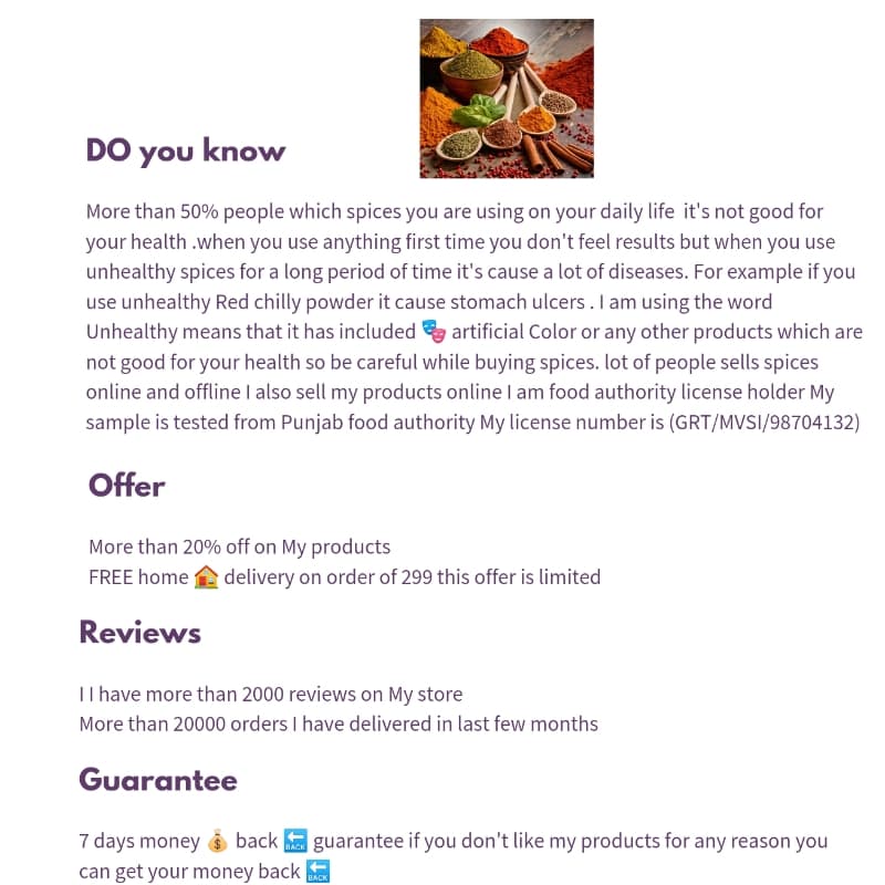 Kali Mirch Powder 100 Grams Limited Stock